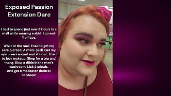 Full Day Sissification in Public Dare!