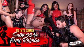 Nara, Roberta Cortes and Janny Costa tag team to fuck slave Hex in dungeon (1080p EN-sub) Trans Woman - Trans Foot Fetish - Trans Blowjob - Trans Fucking - Anal Slave