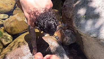 Wet Wednesday BJ in Nature