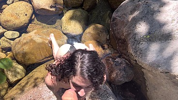 Wet Wednesday BJ in Nature