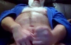 Grandpa's Solo Fun: Bear Daddy's Intimate Moment