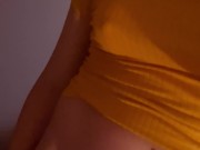Sissy presents a tiny wet nob