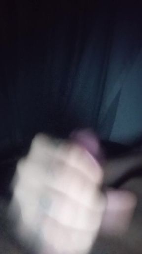 Masturbating