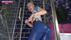 Wet Leggings Shower JOI – Begging for Cum on My Bum - MOV