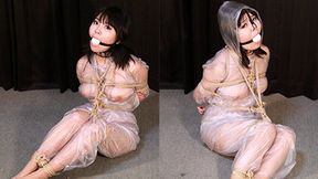 MN24 Japanese Girl Nene Bound and Gagged in Rainwear Part2 (HD)