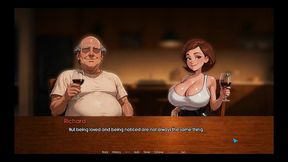 grandpa lesson [ taboo hentai game ] ep.6 frustrated wife massage her grand father in law while he has a huge boner !