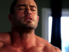 One horny dude sits on his boyfriends face and gets his balls and ass licked