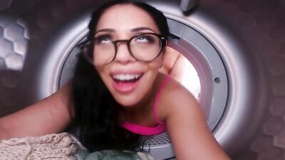 MOMxxx Masturbating MILF Julia De Lucia caught and fucked hard POV doggystyle and creampie