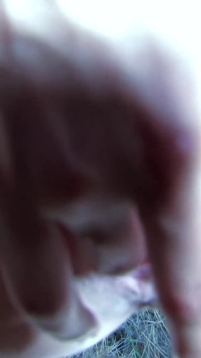 Jessica Blue: a Wonderfull Blue Eyed Babes Is Sttriping in the Wood