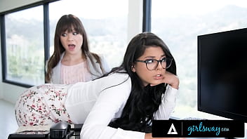 GIRLSWAY - Angry Dominant Boss Needs Incompetent Rookie IT Gina Valentina To Satisfy Her