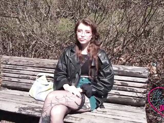 Eden, a young wicked angel with petite boobs