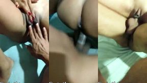 minha irma trouxe sua namoradinha famosa ( atriz, musa fitness e ex integrante do bbb ) para eu meter o piru na buceta enorme e greluda que ela tem. {filmagem particular minha 100% real! }