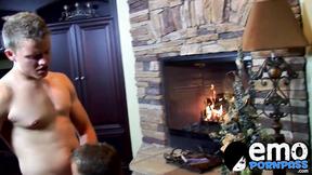 ”Emo jock feasts on heavy prick before receiving it deep”