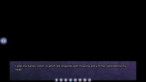 Futadomworld: a Bunch of Futas with Big Cocks Throat Fuck Male in the Back Alley - Episode 6