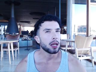 hawt stud drinking and have a fun time with you