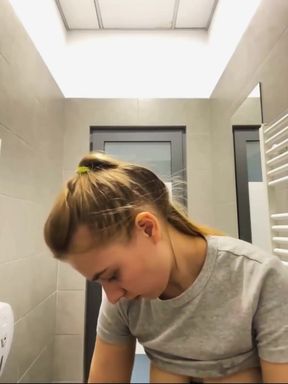 Public Blowjob with a Lot of Saliva