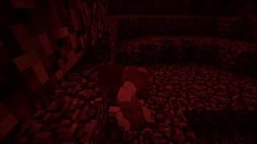 Shapeshifting Succubus Galath rides lucky player's cock in Minecraft