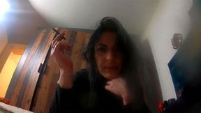 I want to sit on your face so that you can smell the aroma of my ass, do want?