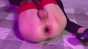 Big Dildo Anal Knotting and Gaping – Close Up Open Asshole