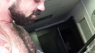 Kinky tattooed hunks swap blowjobs before hardcore raw fuck