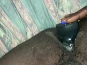 Fucking myself using my daddys nut he left deep in me 2