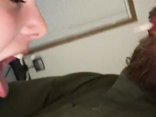 Eating Creampie and Cumming Inside Wife