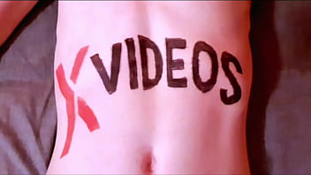 Skinny boy cums on XVIDEOS logo