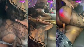 customer raw fucks me in strip club
