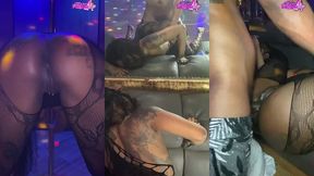 customer raw fucks me in strip club