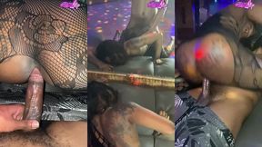 customer raw fucks me in strip club