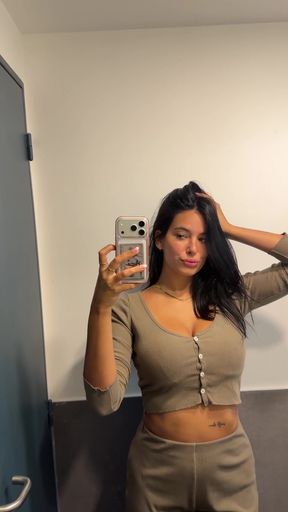 Curvy blonde office worker gets it on in a sneaky workplace tryst