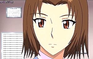 Hentai babe having sex in bedroom