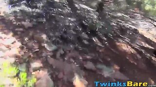 Wild teenagers answer mating call and breed rough in nature