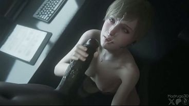 Sherry getting BBC While Leon doesn'_t respond