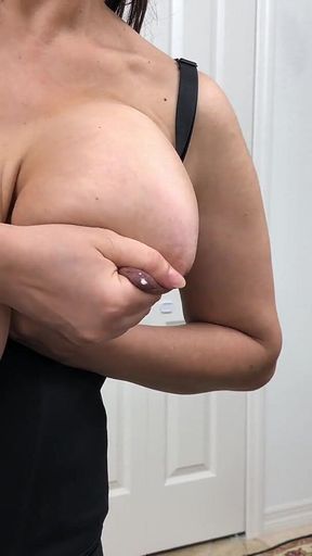 Boob Pec Flexing and Milking Custom B Roll