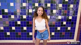 Petite Ebony Teen Cecilia Lion Fucks Hard in Amateur HD Video