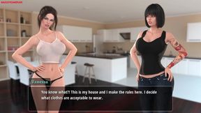 Lust &amp; Life: Busty Housewife Helps Horny Man in Her House Full of Hot Women