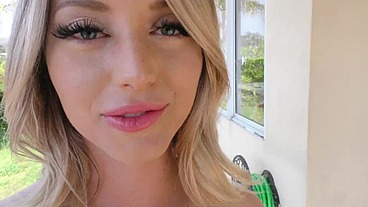 Kayley Gunner Deep Throat Blowjob and Creampie with Mike Hunt