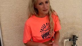 Male desperation wetting and messing shorts with Constance