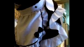 【朱音もみじ】　メイドの尻叩き　【スパンキング】