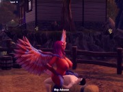 Breeders of the nephelym sexy big orange harpy girl All sex scenes Ep. 1