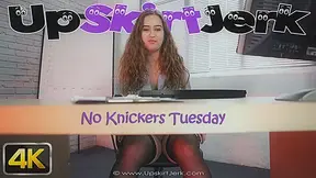 Lara "No Knickers Tuesday" - UpskirtJerk