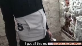 SayUncleNetwork.com - Latino's bareback ass drilling by a pierced cock hunk