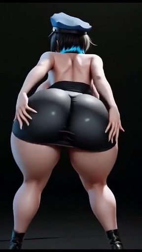 Just a Police Officer Bounce Ass, Ai Animation