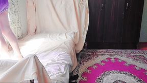 Naughty Trans Girl Dancing Slowly in Her Bedroom