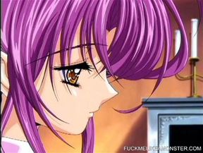 Sexy anime maid whore fucking her boss