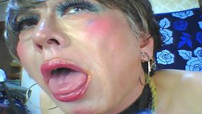 Anaka Sucks and Ejaculates a Red Dale