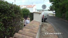 Amazing risky exhib ! Straight ficking gay in the street