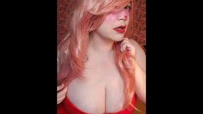 Cute Clown Smoke and Tease
