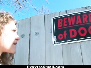 ExxxtraSmall - Caged Teen Screws A Large Rod